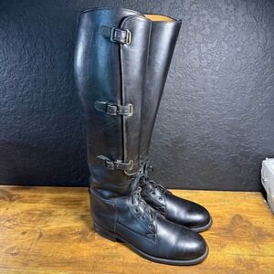 EUC Dehners Omaha Three Buckle Field Boot Field Boots 8D Lace Up $1365 MSRP